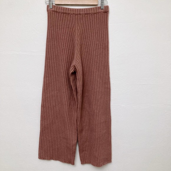 Baserange Maru Pants Small Pink Ribbed Wool - Picture 4 of 7